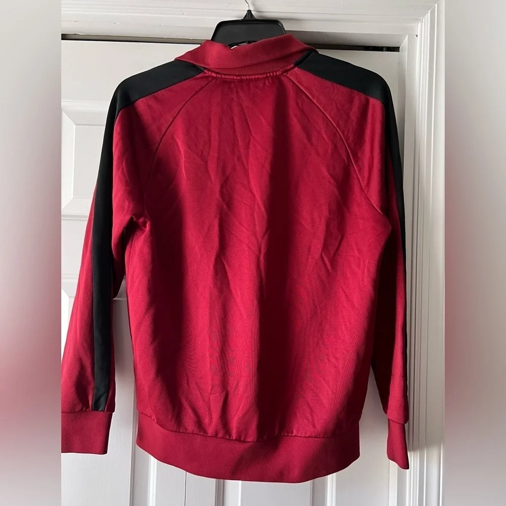 Puma Men's Rhubarb/Black Track Jacket LNWOT S #1299
